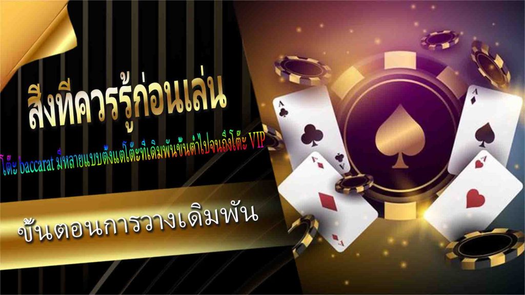 สิ่งที่ควรรู้ก่อนเล่น Baccarat