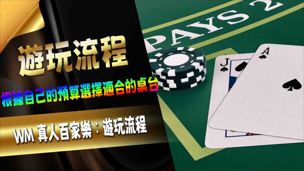 WM 真人百家樂：遊玩流程